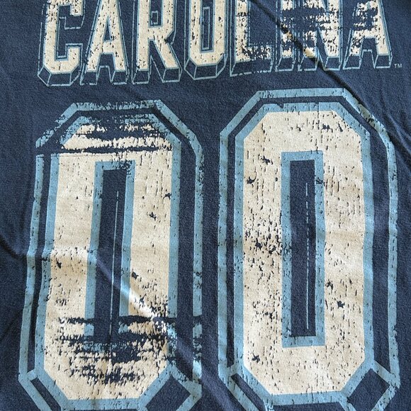 College North Carolina NC Tar Heels Embroidered Football Basketball Shirt Sports - Picture 3 of 14